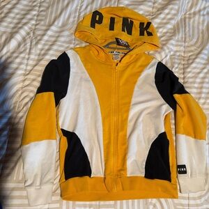 Victoria's Secret Yellow and Black Hoodie